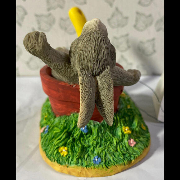 Charming Tails by Dean Griff ~ GARDENING BREAK ~  Bunny In A Flower Pot in Box - Picture 5 of 9